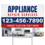 Appliance Repair Services Yard Sign Design 2