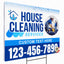 House Cleaning Services Yard Sign Design 2 -  BFS-HSCL-24X18-DS-D2-BFS-HSCL--24X18-SS-D2