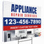 Appliance Repair Services Yard Sign Design 2