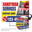 Handyman Service Yard Sign Design 2