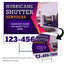 Hurricane Shutter Services Yard Sign Design 2 -  BFS-HUR-24X18-DS-D2-BFS-HUR-24X18-SS-D2