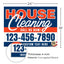 House Cleaning Services Yard Sign Design 3 -  BFS-HSCL-24X18-DS-D3-BFS-HSCL--24X18-SS-D3