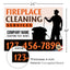 Fireplace Cleaning Services Yard Sign Design 3