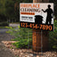 Fireplace Cleaning Services Yard Sign Design 3