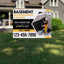 Basement Waterproofing and Sealing Services Yard Sign Design 3