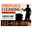 Fireplace Cleaning Services Yard Sign Design 3