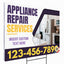 Appliance Repair Services Yard Sign Design 3 -  BFS-APP-24X18-DS-D3-BFS-APP-24X18-SS-D3