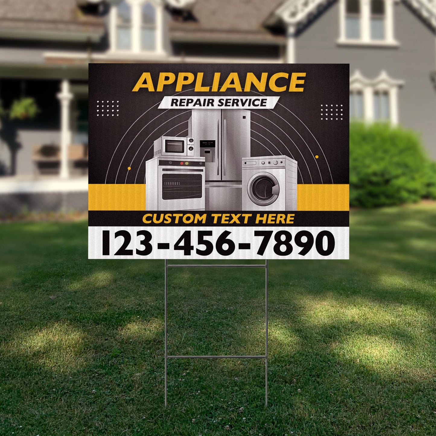 Appliance Repair Services Yard Sign Design 4