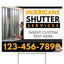 Hurricane Shutter Services Yard Sign Design 4