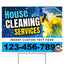 House Cleaning Services Yard Sign Design 4 -  BFS-HSCL-24X18-DS-D4-BFS-HSCL--24X18-SS-D4