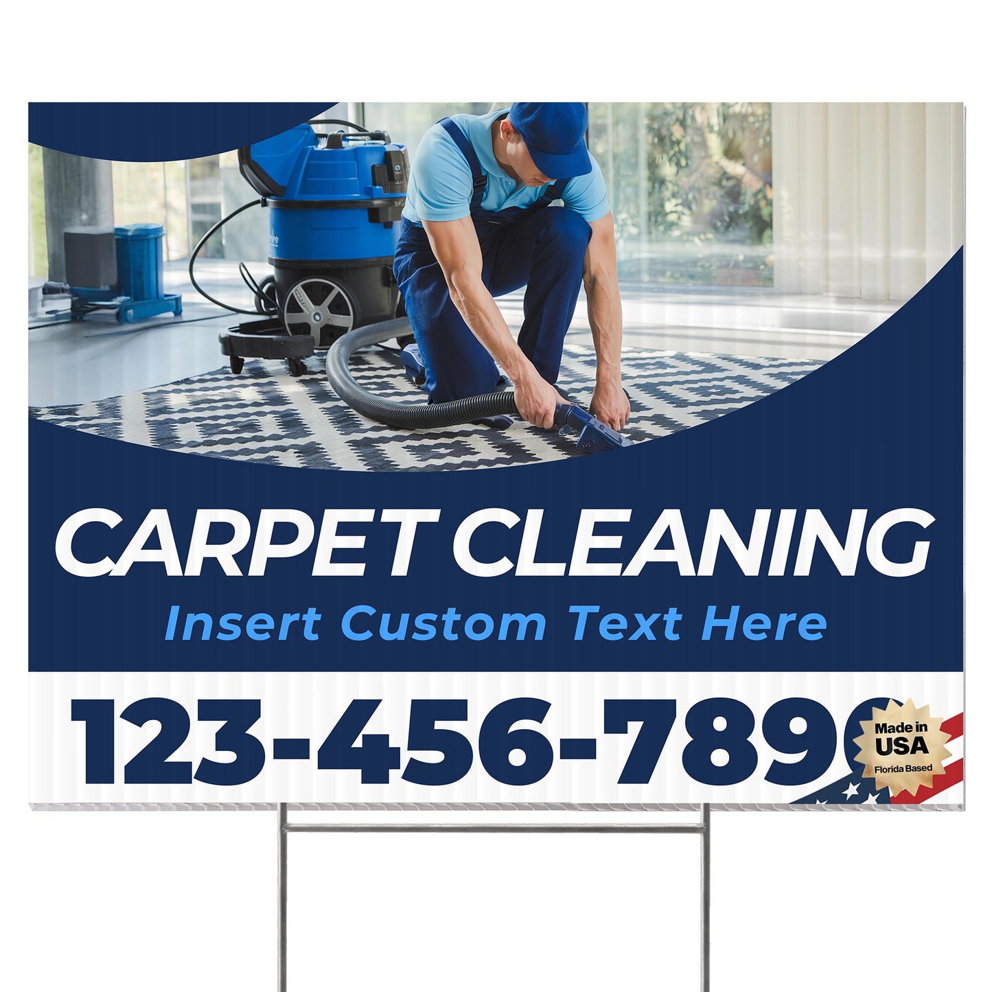 Carpet Cleaning Services Yard Sign Design 4