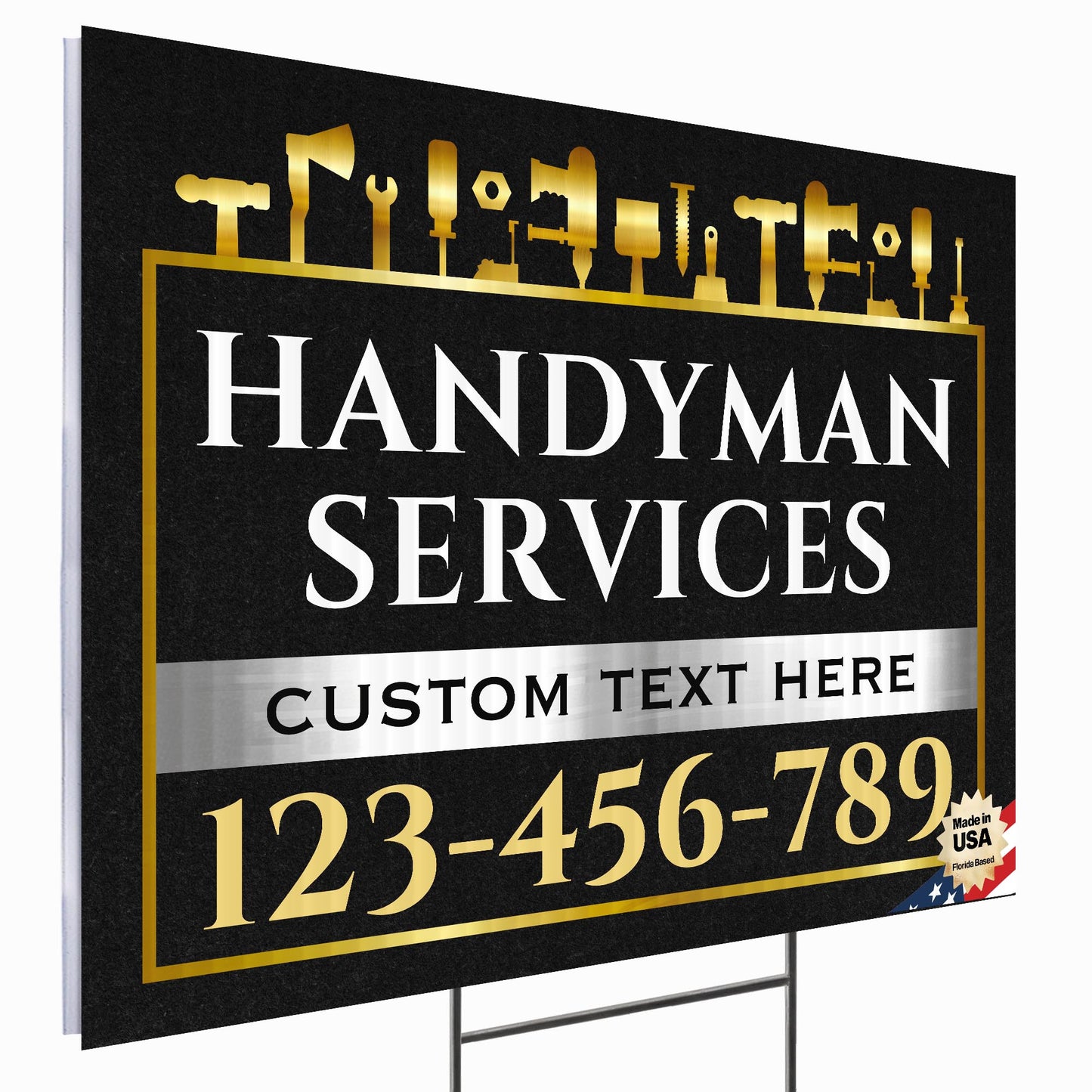 Handyman Service Yard Sign Design 4