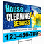 House Cleaning Services Yard Sign Design 4 -  BFS-HSCL-24X18-DS-D4-BFS-HSCL--24X18-SS-D4