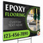 Epoxy Flooring Services Yard Sign Design 4