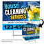 House Cleaning Services Yard Sign Design 4 -  BFS-HSCL-24X18-DS-D4-BFS-HSCL--24X18-SS-D4