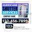 Hurricane Shutter Services Yard Sign Design 5