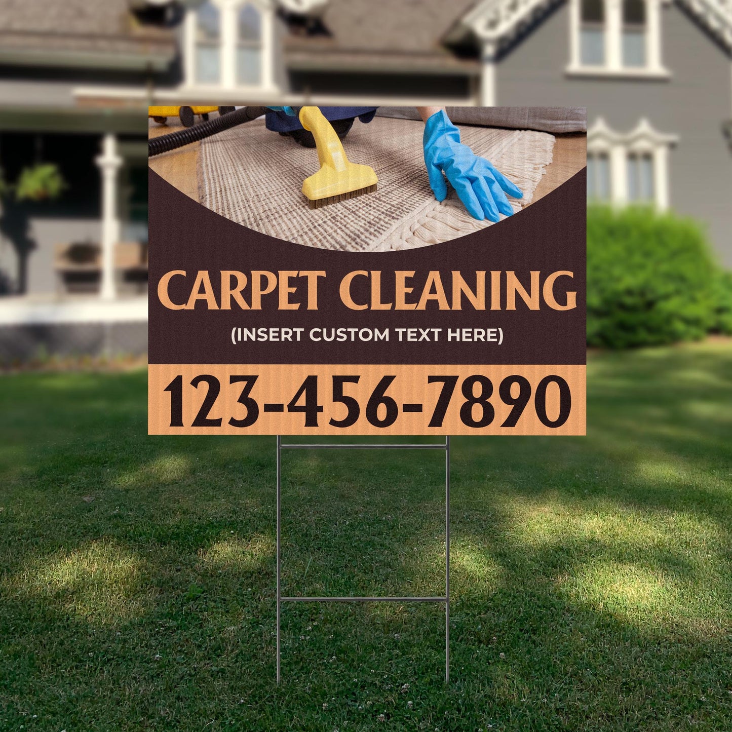 Carpet Cleaning Services Yard Sign Design 5