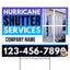 Hurricane Shutter Services Yard Sign Design 5