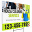 House Cleaning Services Yard Sign Design 5 -  BFS-HSCL-24X18-DS-D5-BFS-HSCL--24X18-SS-D5