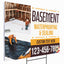 Basement Waterproofing and Sealing Services Yard Sign Design 5