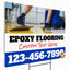 Epoxy Flooring Services Yard Sign Design 5