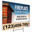 Fireplace Cleaning Services Yard Sign Design 5