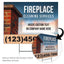 Fireplace Cleaning Services Yard Sign Design 5