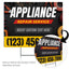 Appliance Repair Services Yard Sign Design 5