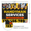 Handyman Service Yard Sign Design 7 -  BFS-HNDY-24X18-DS-D7-BFS-HNDY-24X18-SS-D7