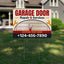 Garage Door Repair Yard Sign Design 7