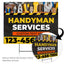 Handyman Service Yard Sign Design 7 -  BFS-HNDY-24X18-DS-D7-BFS-HNDY-24X18-SS-D7