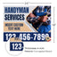 Handyman Service Yard Sign Design 8