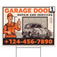 Garage Door Repair Yard Sign Design 6 -  BFS-GRGDR-24X18-DS-D6-BFS-GRGDR-24X18-SS-D6