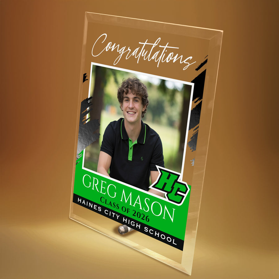 Haines City Senior High School Glass Plaque Design 5