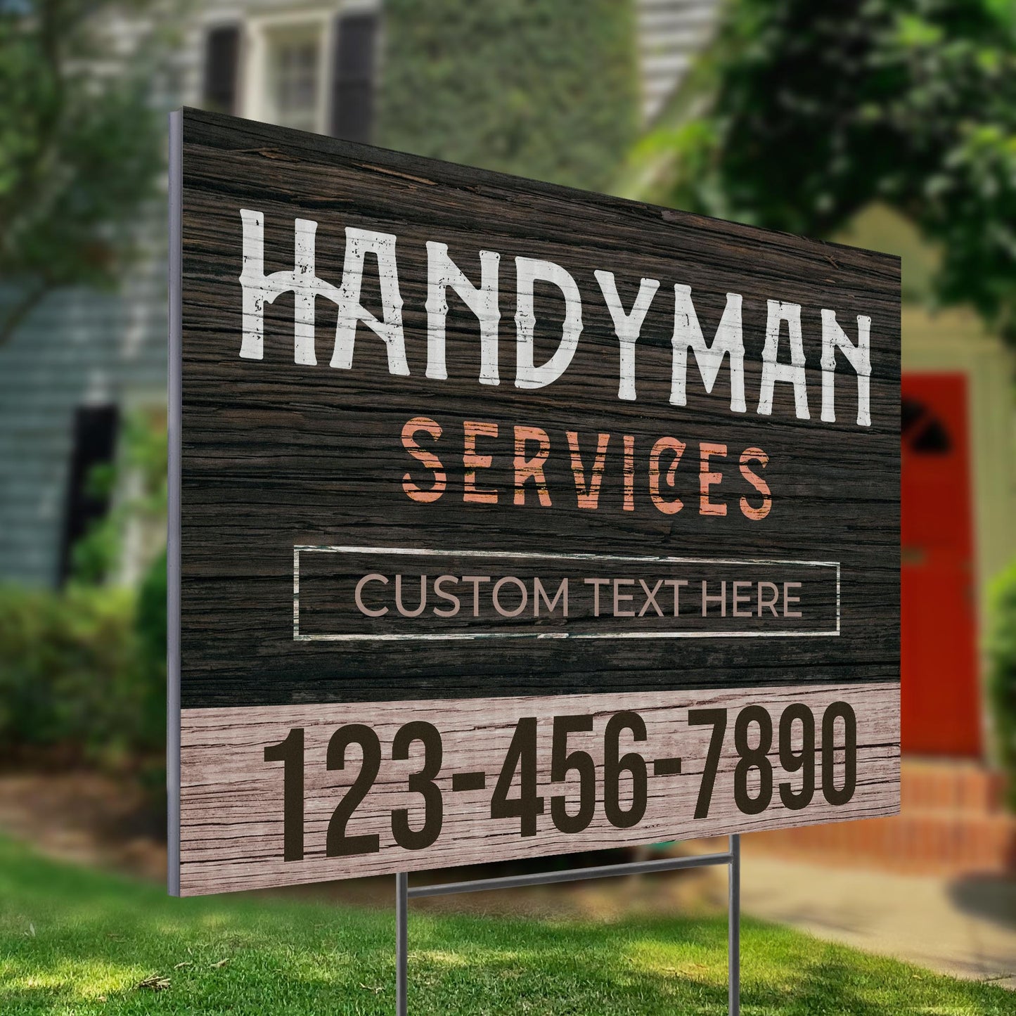 Handyman Service Yard Sign Design 5 -  BFS-HNDY-24X18-DS-D5-BFS-HNDY-24X18-SS-D5