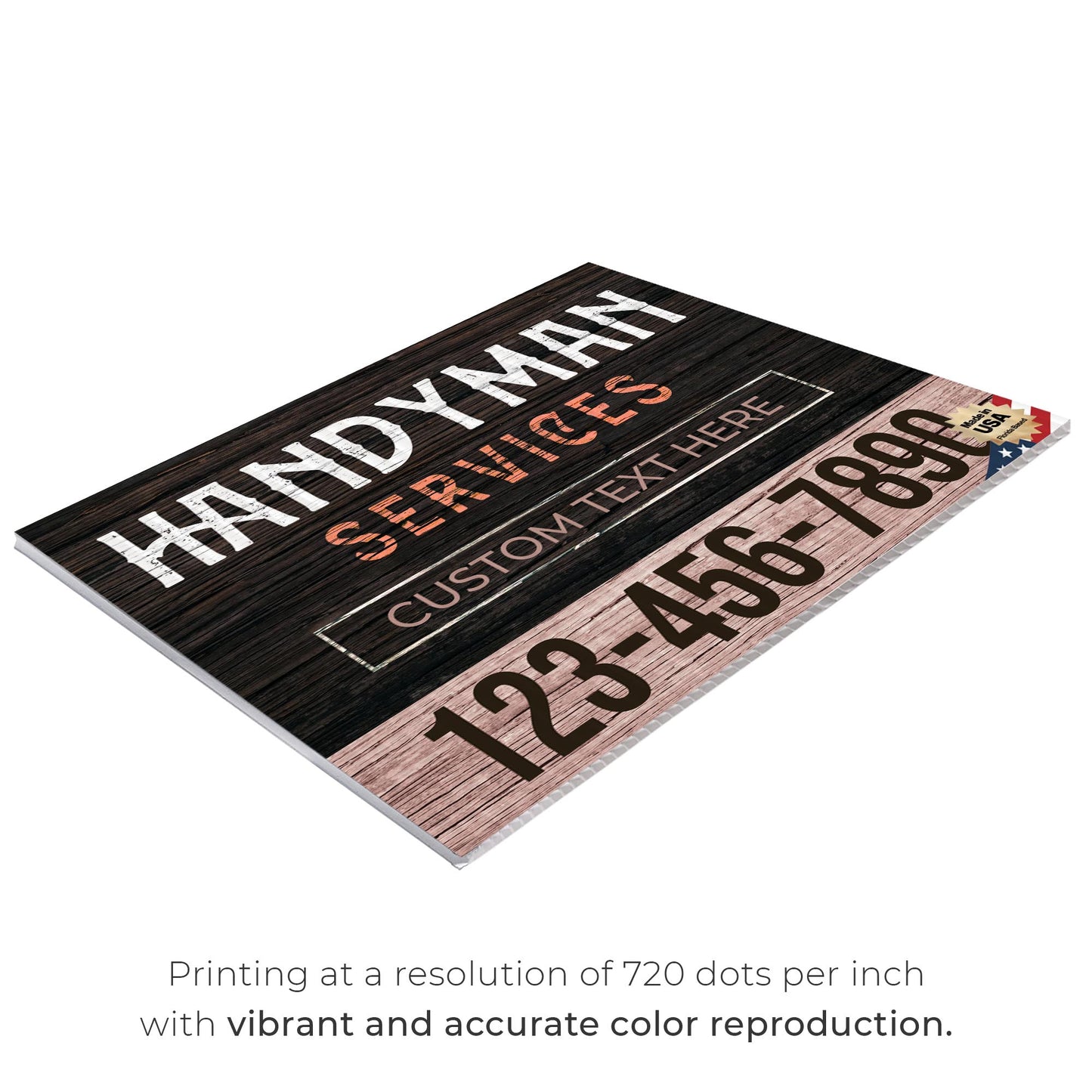Handyman Service Yard Sign Design 5 -  BFS-HNDY-24X18-DS-D5-BFS-HNDY-24X18-SS-D5