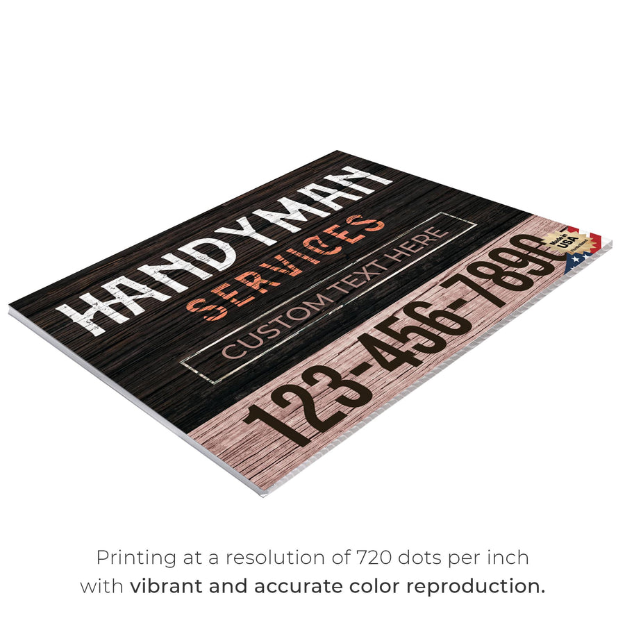 Handyman Service Yard Sign Design 5 -  BFS-HNDY-24X18-DS-D5-BFS-HNDY-24X18-SS-D5