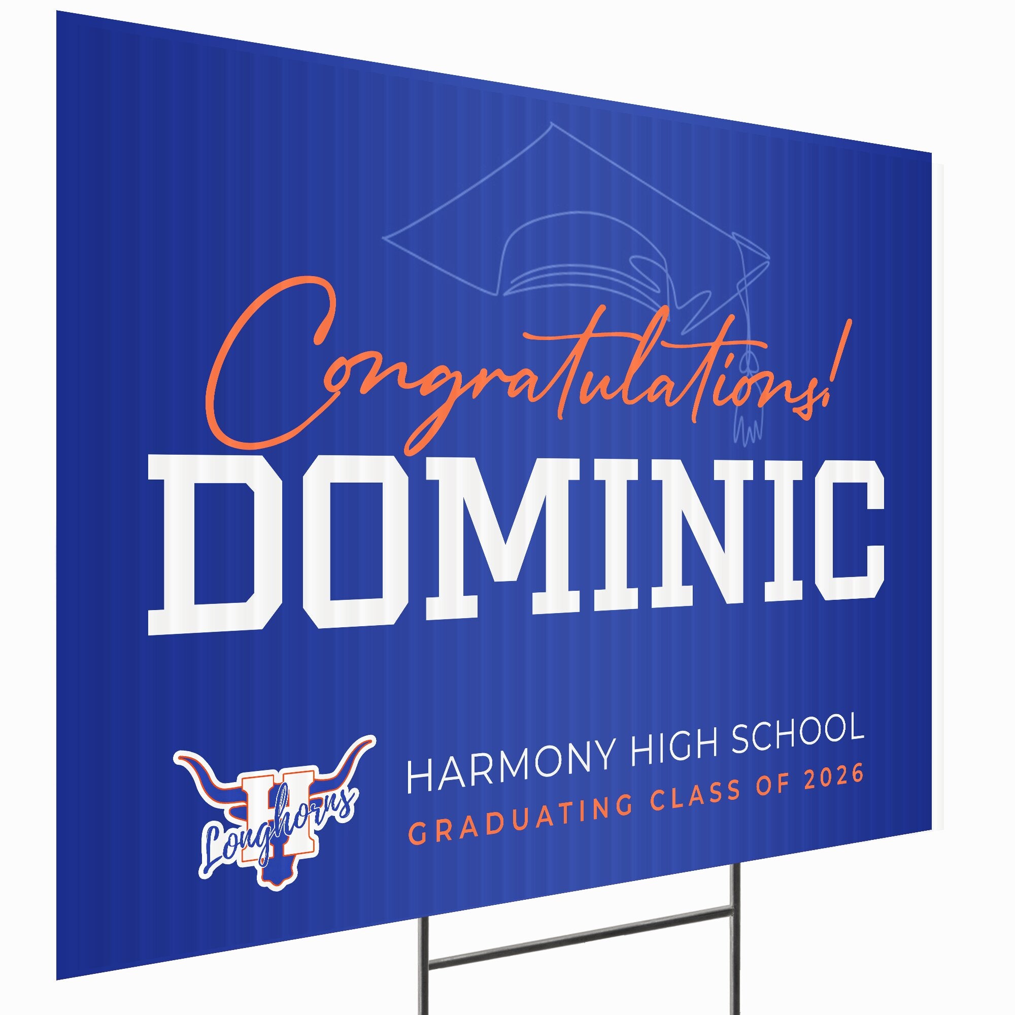 Harmony High School Design 7 – Yard Sign Wizards