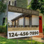 Hurricane Shutter Services Yard Sign Design 3 -  BFS-HUR-24X18-DS-D3-BFS-HUR-24X18-SS-D3