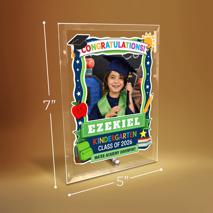 Mater Academy Davenport Kindergarten Glass Plaque Design 5