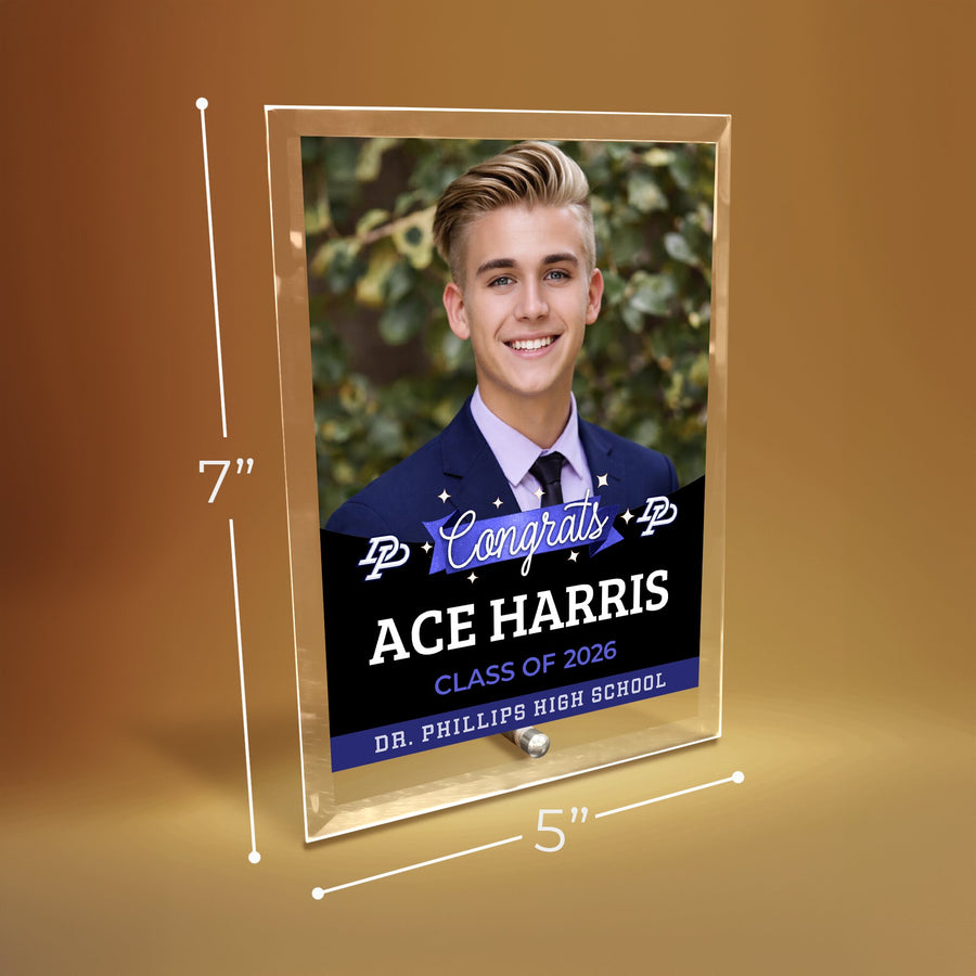 Dr. Phillips High School Glass Plaque Design 6