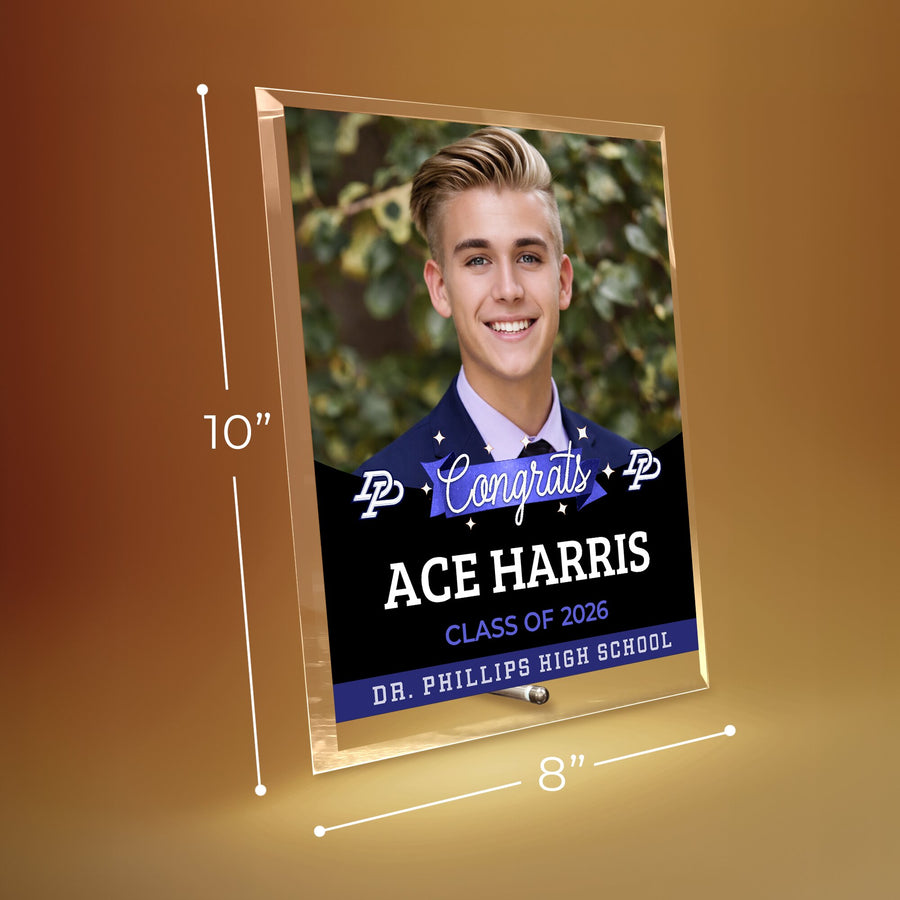 Dr. Phillips High School Glass Plaque Design 6