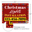 Christmas Lights Installation Yard Sign Design 2