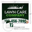 Lawn Care Services Yard Sign Design 1 -  BFS-LC-24x18-DS-D1-BFS-LC-24x18-SS-D1