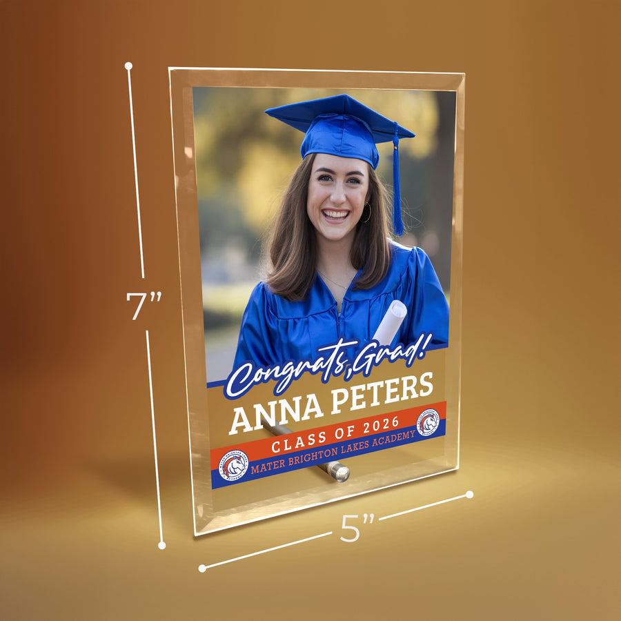 Mater Brighton Lakes Academy Glass Plaque Design 2