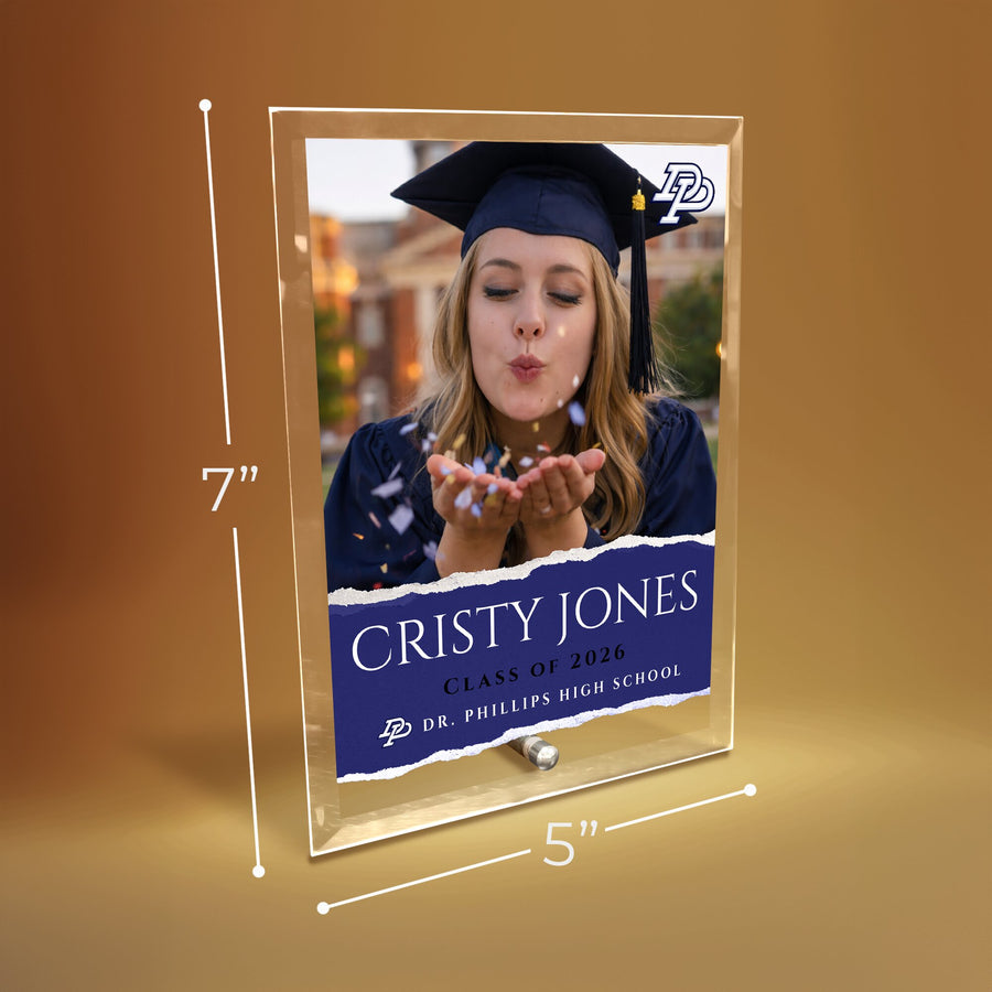 Dr. Phillips High School Glass Plaque Design 3