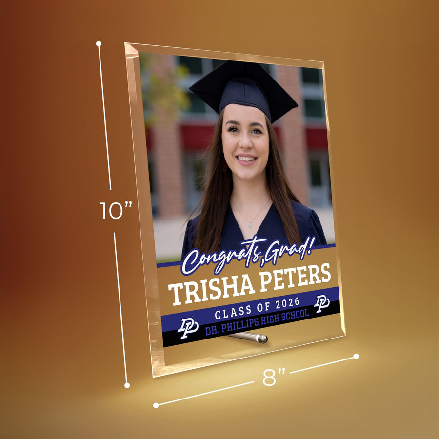 Dr. Phillips High School Glass Plaque Design 2
