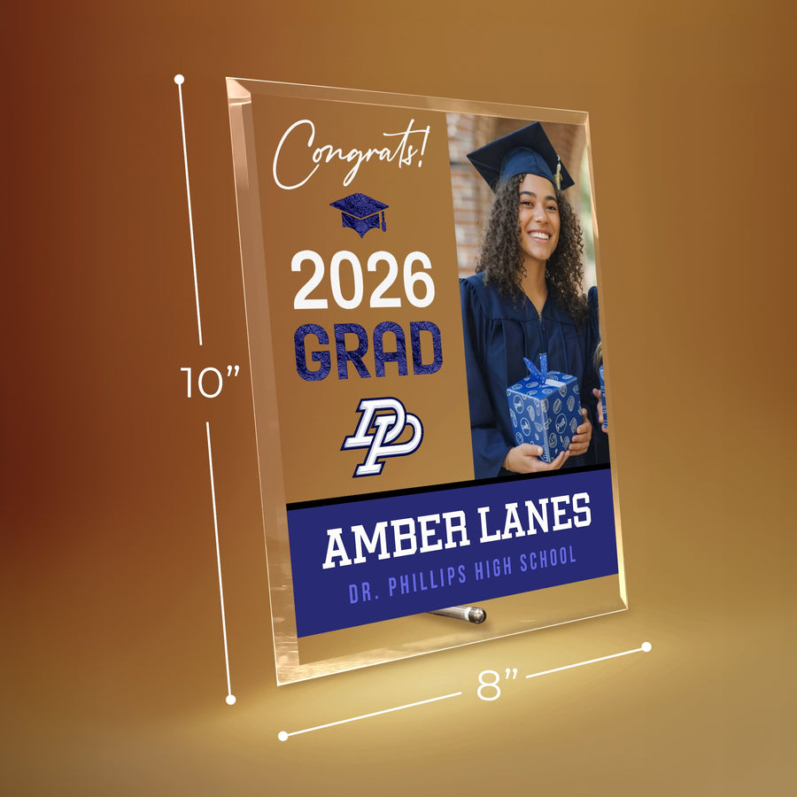 Dr. Phillips High School Glass Plaque Design 4