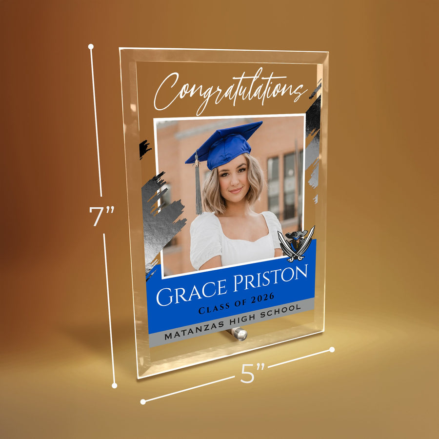 Matanzas High School Glass Plaque Design 5