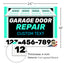 Garage Door Repair Yard Sign Design 1